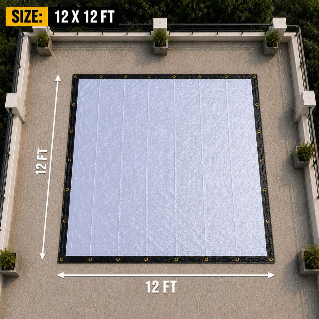 MODIGOLD 170 GSM EVA Composite Tarpaulin 12FT x 12FT Waterproof Cover