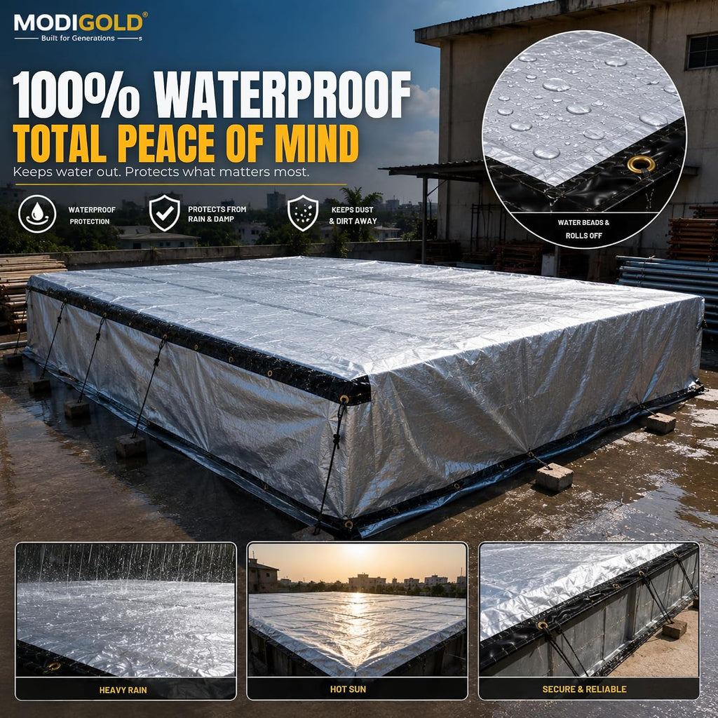 MODIGOLD 170 GSM EVA Composite Tarpaulin 24FT x 18FT Heavy Duty Cover