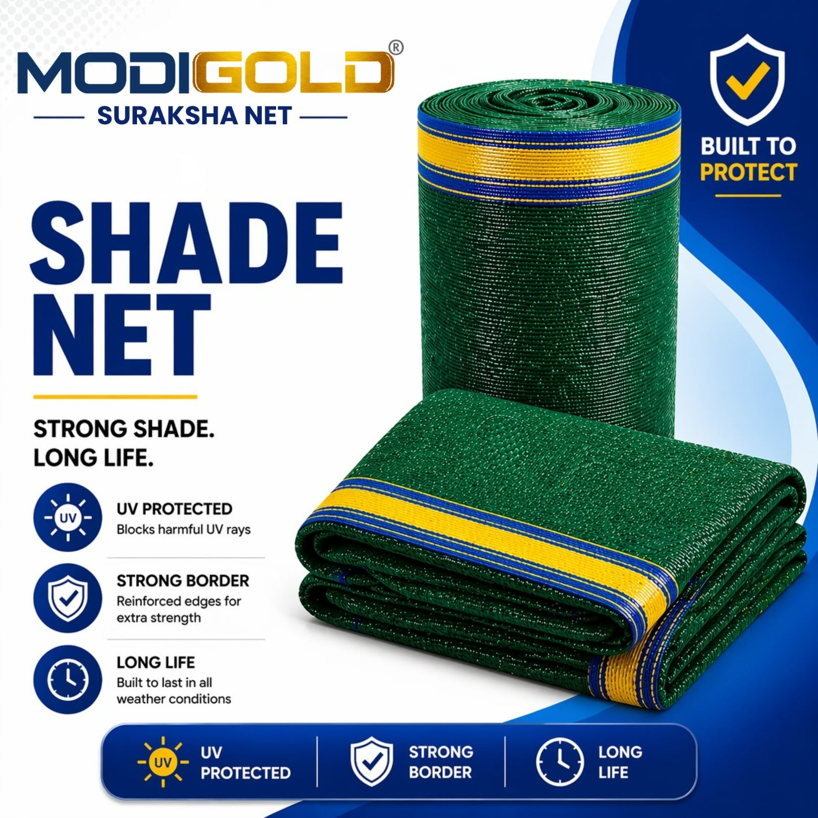 MODIGOLD 50% Green Shade Net